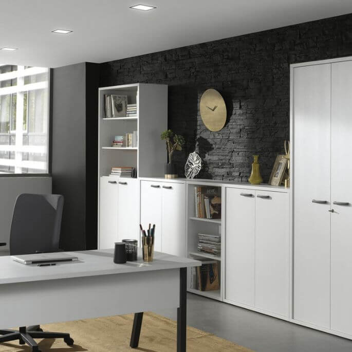 Armoire de bureau combinée contemporaine Carlos